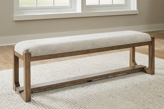 Cassel Furniture Outlet - Ashley Furniture - Cabalynn Dining Room - RECT Dining Room Counter Table / Light Brown / 76"W x 34"D x 36"H - D974-13