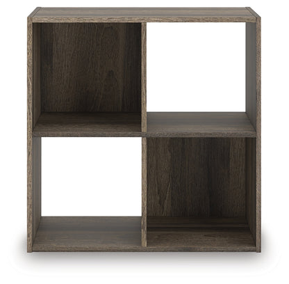 Cassel Furniture Outlet - Ashley Furniture - Shallifer Four Cube Organizer - Four Cube Organizer / Brown - EA1104-2X2