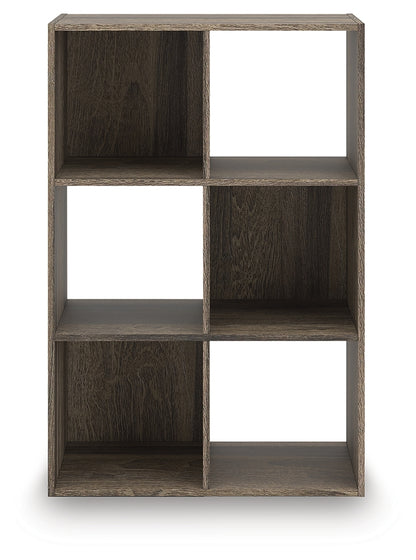 Cassel Furniture Outlet - Ashley Furniture - Shallifer Six Cube Organizer - Six Cube Organizer / Brown - EA1104-3X2