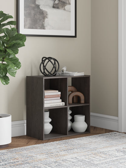 Cassel Furniture Outlet - Ashley Furniture - Piperton Four Cube Organizer - Four Cube Organizer / Charcoal - EA5514-2X2