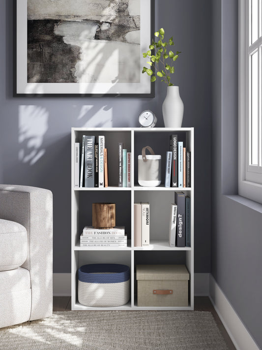 Cassel Furniture Outlet - Ashley Furniture - Onita Six Cube Organizer - Six Cube Organizer / White - EA9630-3X2