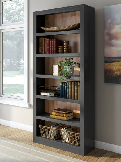 Cassel Furniture Outlet - Ashley Furniture - Wildenauer Bookcase - Bookcase / Brown/Black - H664-70