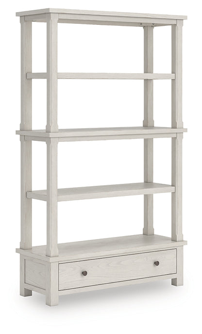 Cassel Furniture Outlet - Ashley Furniture - Robbinsdale Bookcase - Bookcase / Antique White - H742-70