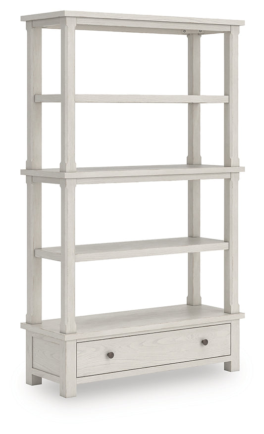 Cassel Furniture Outlet - Ashley Furniture - Robbinsdale Bookcase - Bookcase / Antique White - H742-70