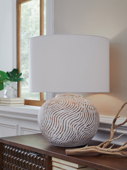 Cassel Furniture Outlet - Ashley Furniture - Vien Lighting - Terracotta Table Lamp (1/CN) - L100894