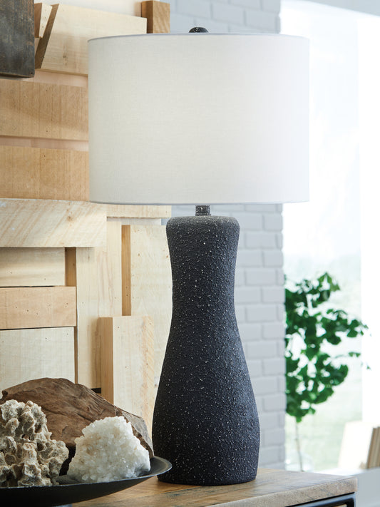 Cassel Furniture Outlet - Ashley Furniture - Maykins Lighting - Metal Table Lamp (1/CN) / Black - L207634