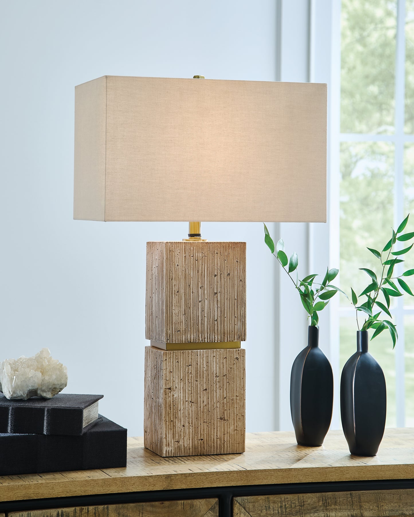 Cassel Furniture Outlet - Ashley Furniture - Laddner Lighting - Poly Table Lamp (1/CN) - L236054