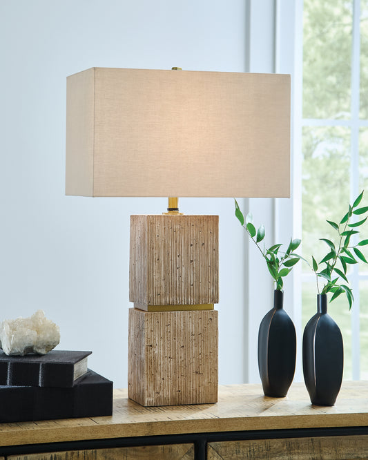 Cassel Furniture Outlet - Ashley Furniture - Laddner Lighting - Poly Table Lamp (1/CN) - L236054