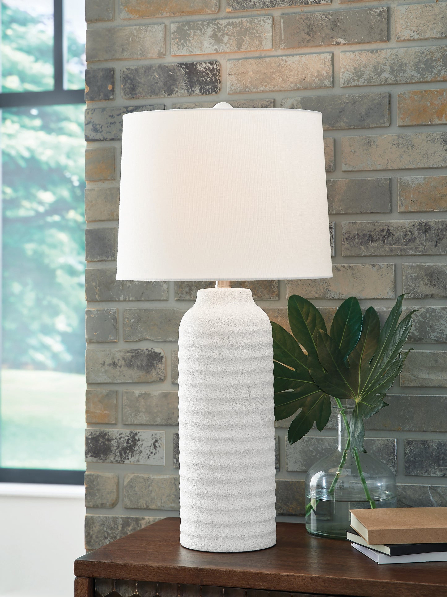 Cassel Furniture Outlet - Ashley Furniture - Vauville Lighting - Poly Table Lamp (Set of 2) - L243674