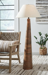 Wood Floor Lamp (1/CN)