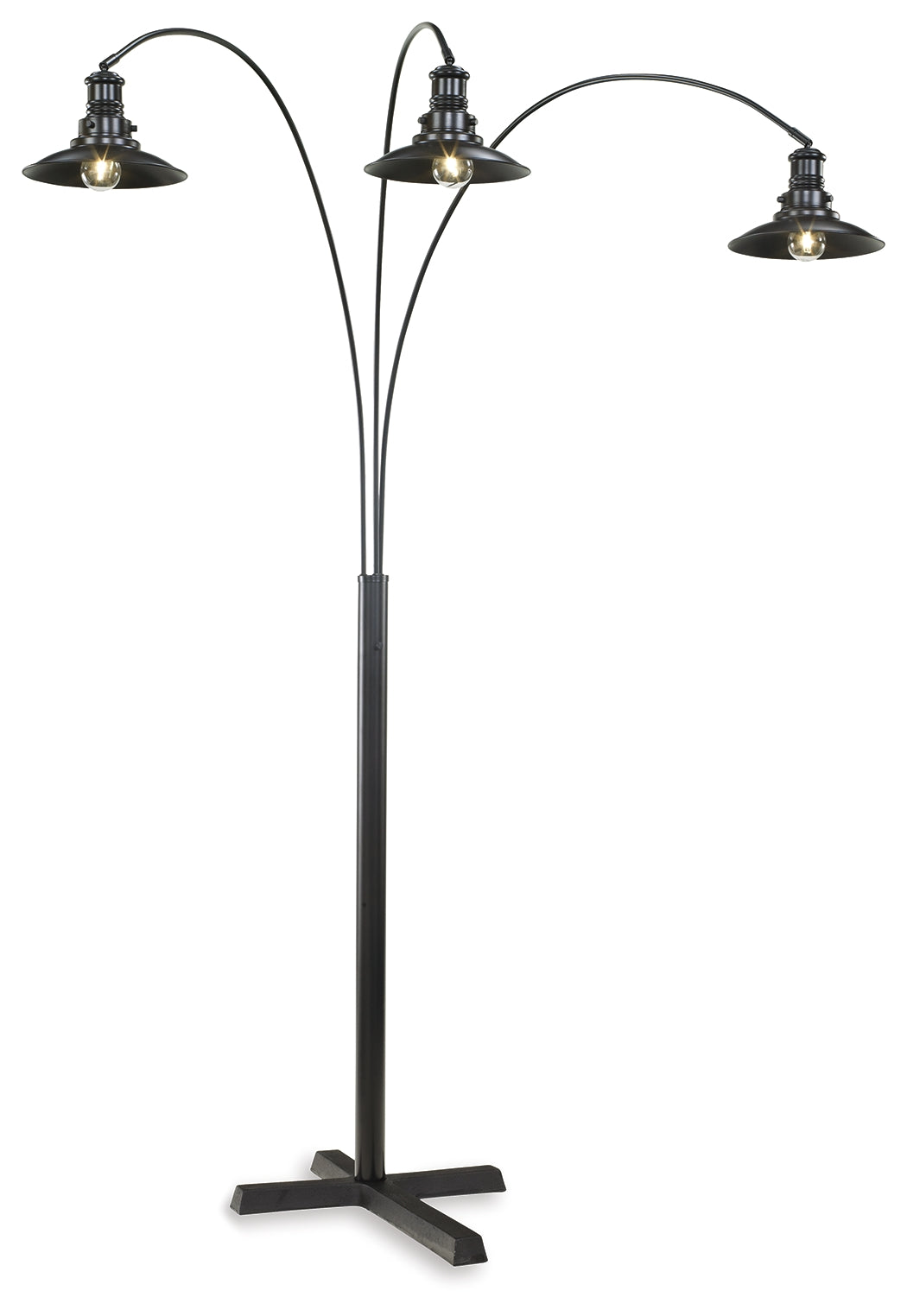 Cassel Furniture Outlet - Ashley Furniture - Sheriel Lighting - Metal Arc Lamp (1/CN) / Black - L725059