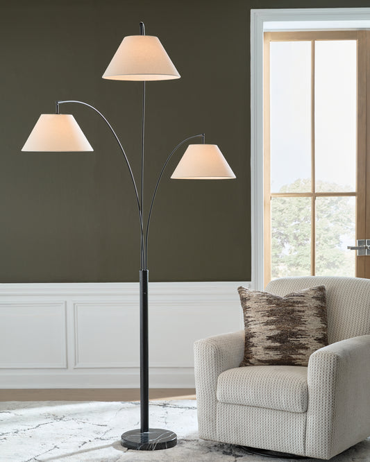 Cassel Furniture Outlet - Ashley Furniture - Gibbswellner Lighting - Metal Arc Lamp (1/CN) - L725159