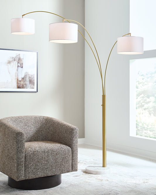 Cassel Furniture Outlet - Ashley Furniture - Valo Lighting - Metal Arc Lamp (1/CN) - L725169