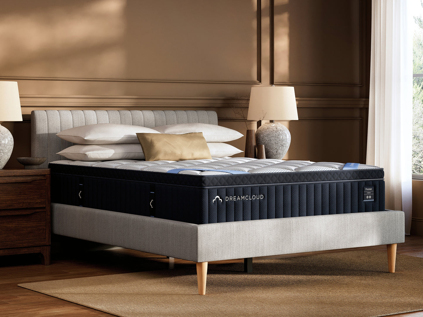Cassel Furniture Outlet - Ashley Furniture - DreamCloud Premier Hybrid Mattresses - Queen / White - M13631