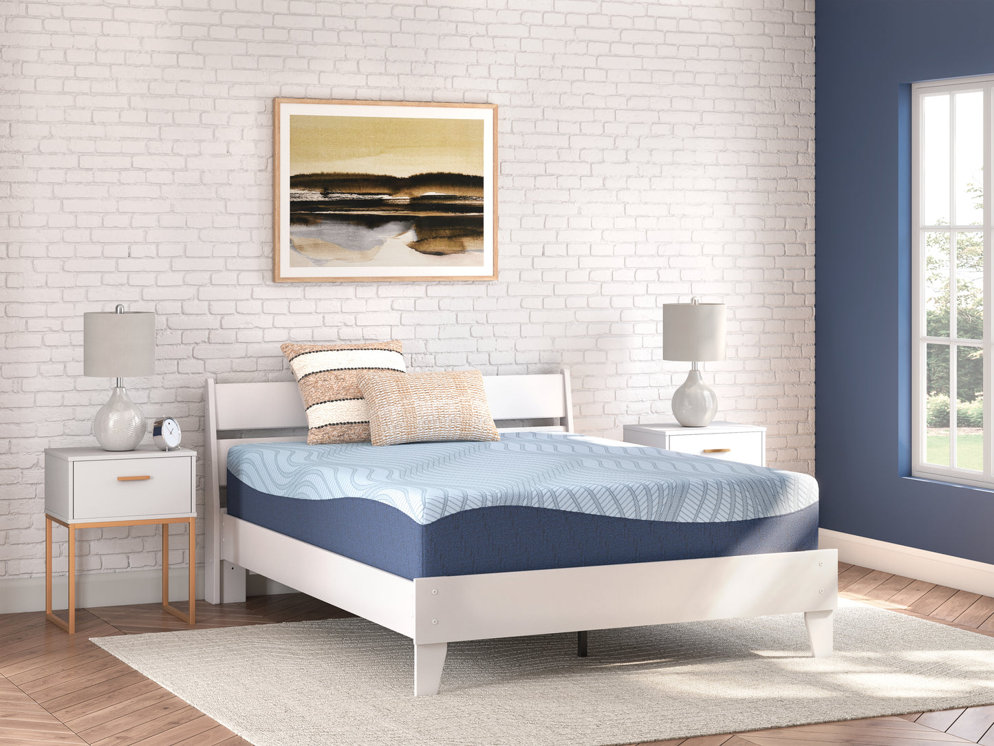Cassel Furniture Outlet - Ashley Furniture - Peak 2.0 12 Memory Foam Mattresses - Twin / White - M20611