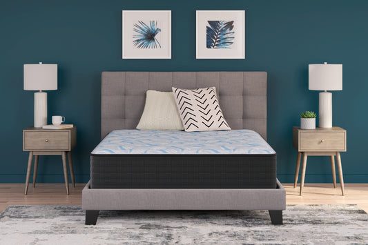Cassel Furniture Outlet - Ashley Furniture - Elite Springs Firm Mattresses - Twin / Gray/Blue - M40511