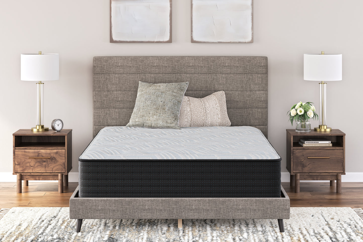 Cassel Furniture Outlet - Ashley Furniture - Palisades Plush Mattresses - Queen / Gray/Blue - M41631