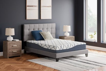 Cassel Furniture Outlet - Ashley Furniture - 10 Inch Chime Elite 2.0 Mattresses - Full / White/Blue - M42521