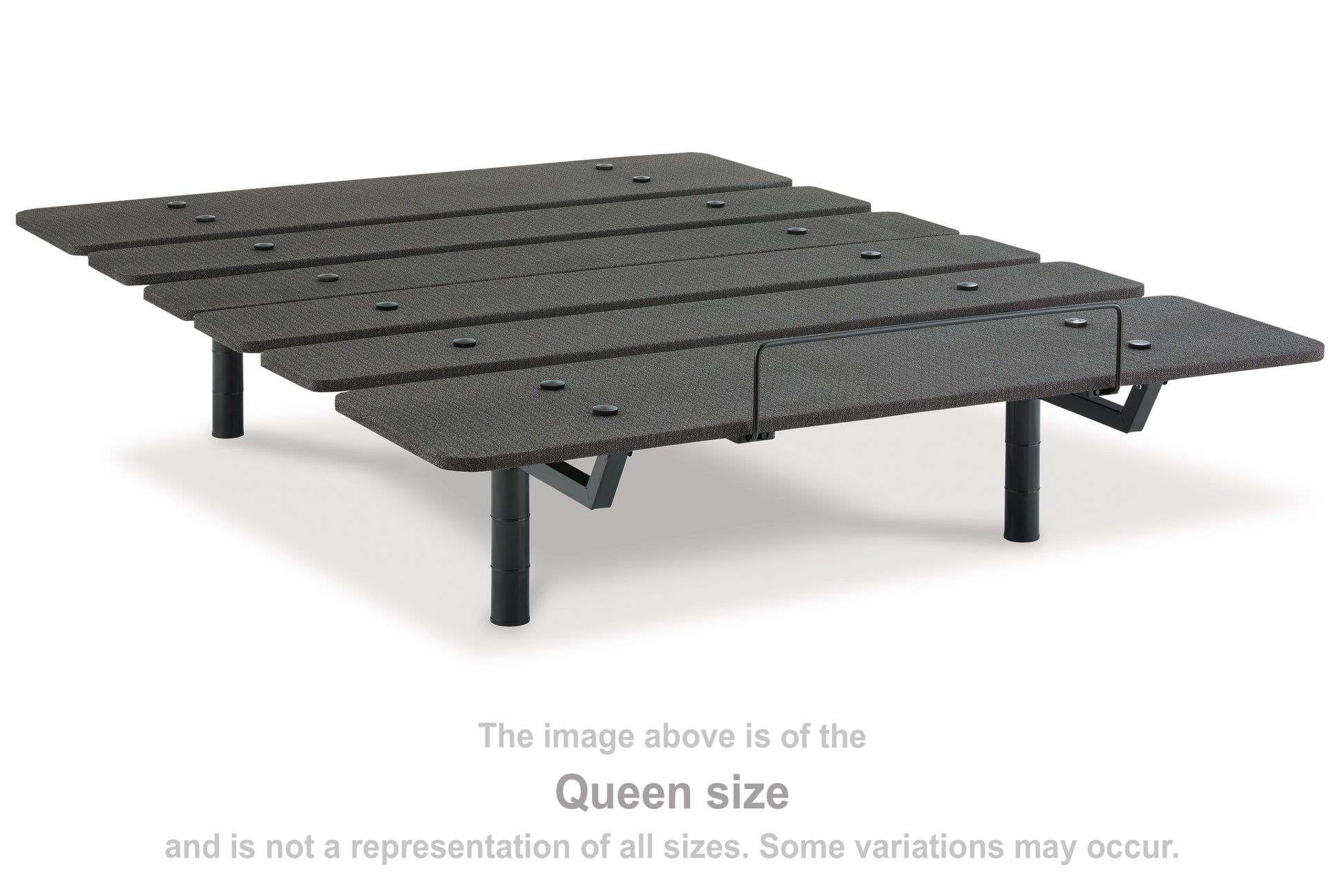 Cassel Furniture Outlet - Ashley Furniture - Cosmic Power Base King Adjustable Base - King Adjustable Base / Black - M8X242