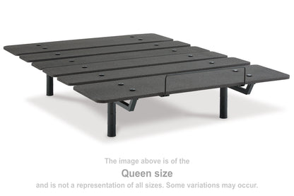 Cassel Furniture Outlet - Ashley Furniture - Cosmic Power Base King Adjustable Base - King Adjustable Base / Black - M8X242