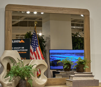 Cassel Furniture Outlet - Ashley Furniture - Gramburg Bedroom - Bedroom Mirror / Warm Natural Brown - PCB1121-36