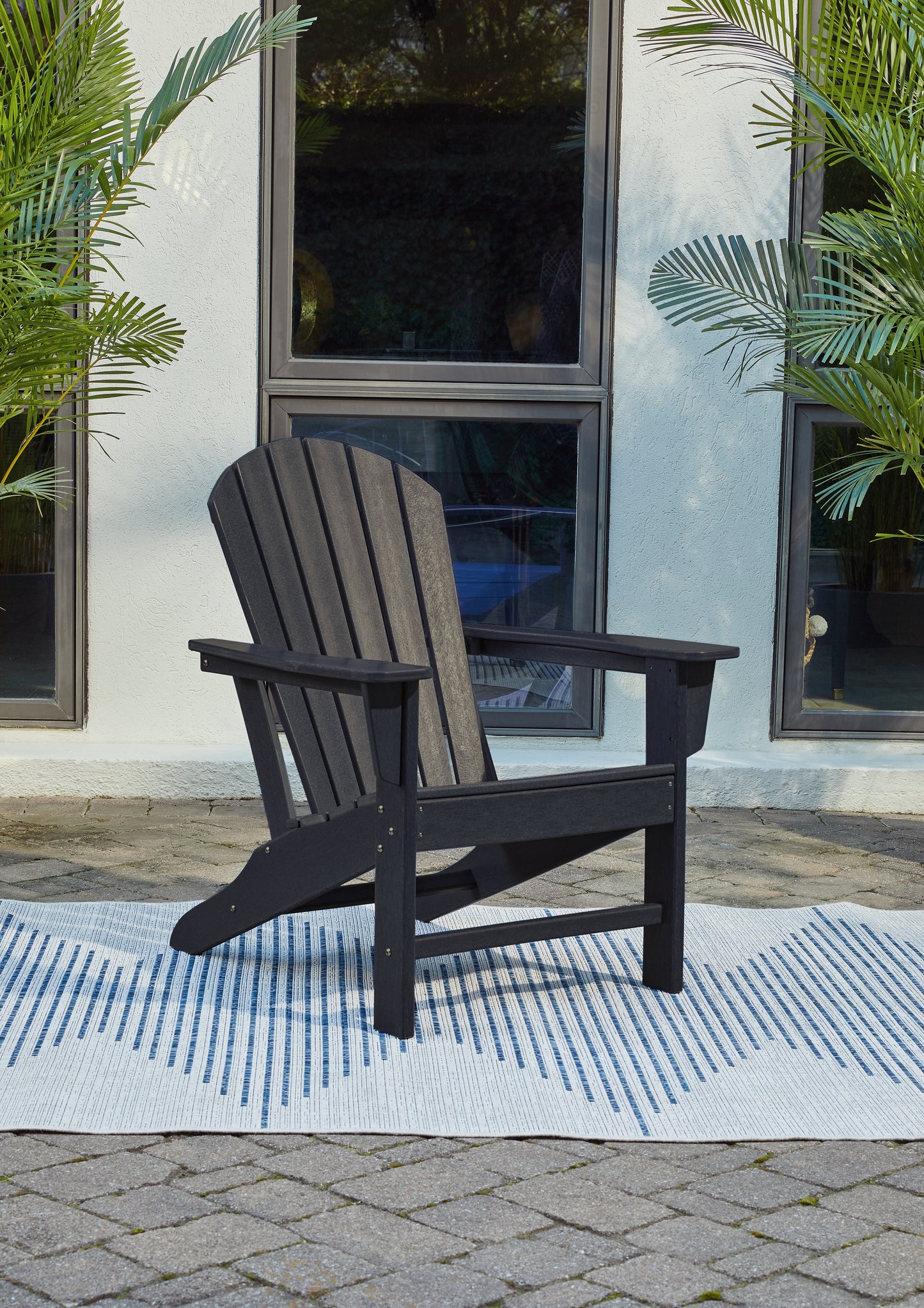 Cassel Furniture Outlet - Ashley Furniture - Sundown Treasure Outdoor - Adirondack Chair / Black - P008-898