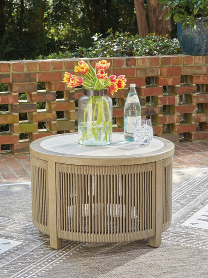 Cassel Furniture Outlet - Ashley Furniture - Spooners Cove Outdoor - Round Cocktail Table - PCP469-708