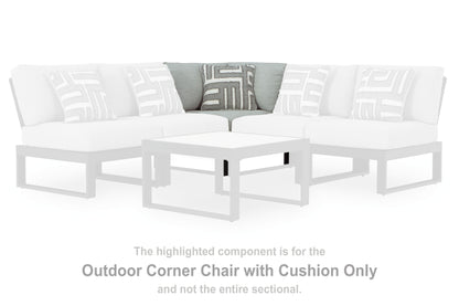 Cassel Furniture Outlet - Ashley Furniture - Beachloft Outdoor - Corner with Cushion (1/CN) / Black/Gray - P490-877