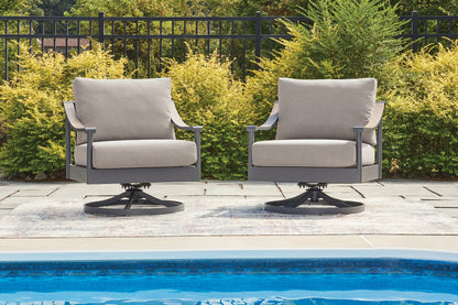 Cassel Furniture Outlet - Ashley Furniture - Ocean Beach Outdoor - Swivel Lounge w/ Cushion - PCP510-821