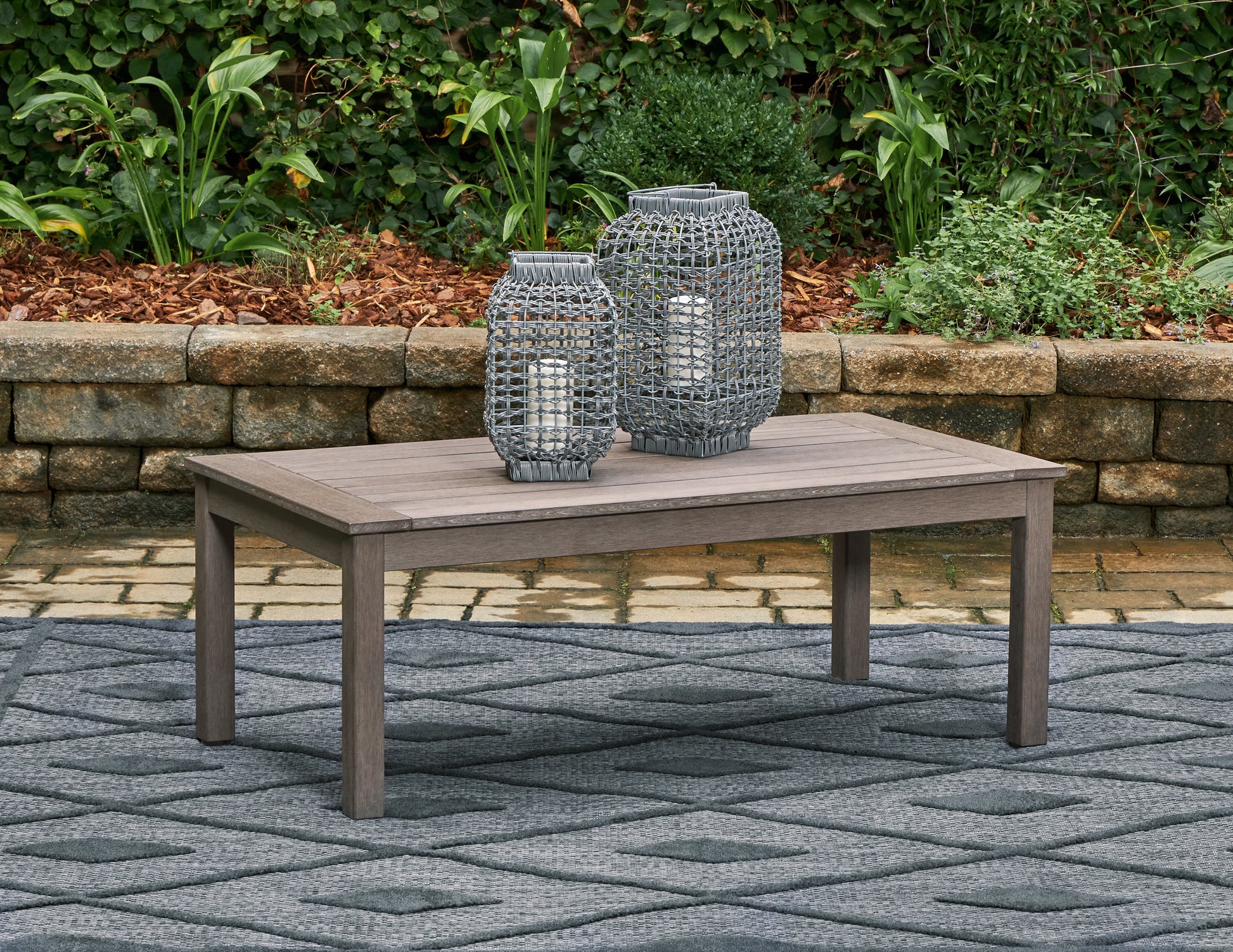 Cassel Furniture Outlet - Ashley Furniture - Hillside Barn Outdoor - Square End Table / Brown - P564-702