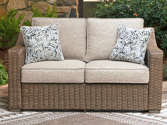 Cassel Furniture Outlet - Ashley Furniture - Laguna Heights Outdoor - Loveseat w/Cushion - PCP790-835