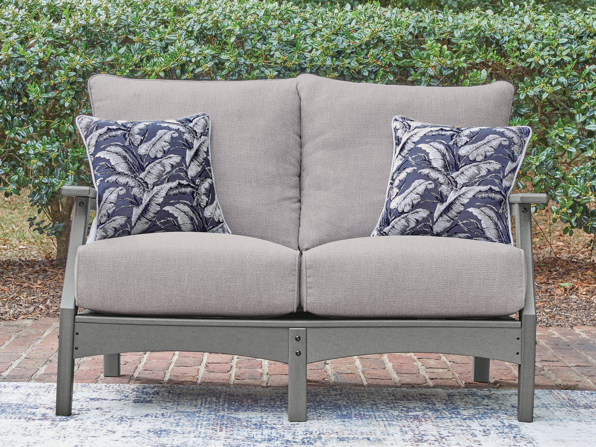 Cassel Furniture Outlet - Ashley Furniture - Cove Beach Outdoor - Loveseat w/Cushion - PCP803-835