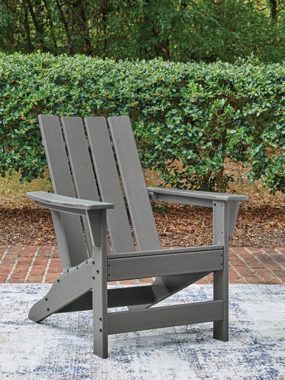 Cassel Furniture Outlet - Ashley Furniture - Cove Beach Outdoor - Adirondack Chair / Gray - PCP803-898