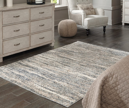 Cassel Furniture Outlet - Ashley Furniture - Gizela Rug - 5'3" x 7'3" Rug / Ivory/Beige/Gray - R404862