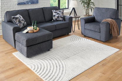 Cassel Furniture Outlet - Ashley Furniture - Lambworth Rug - 5'3" x 7' Rug / Gray/Cream - R405342