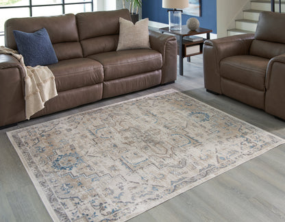 Cassel Furniture Outlet - Ashley Furniture - Barkham Rug - 5'3" x 7' Washable Rug / Multi - R405552