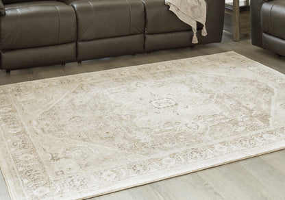 Cassel Furniture Outlet - Ashley Furniture - Gatwell Rug - 5' x 7' Rug / Ivory/Gray/Tan - R406512
