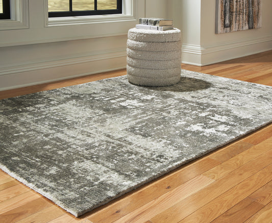 Cassel Furniture Outlet - Ashley Furniture - Valmontic Rug - 8' x 10' Rug / Gray - R406921