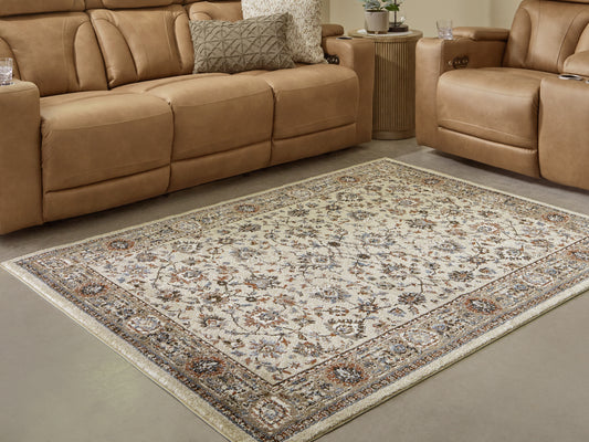 Cassel Furniture Outlet - Ashley Furniture - Beritham Rug - Medium Rug / Blue/Brown/Beige - R407262