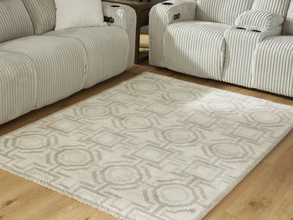 Cassel Furniture Outlet - Ashley Furniture - Maconville Rug - Medium Rug / Ivory/Gray - R407322