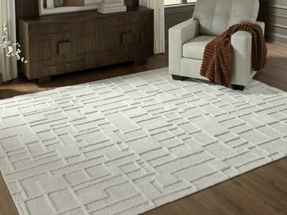 Cassel Furniture Outlet - Ashley Furniture - Empriss Rug - 7'8" x 10' Area Rug / Ivory - R407621