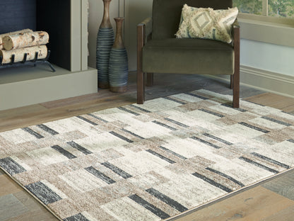 Cassel Furniture Outlet - Ashley Furniture - Alstone Rug - 5'3" x 7' Area Rug / Multi - R407732