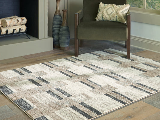 Cassel Furniture Outlet - Ashley Furniture - Alstone Rug - 5'3" x 7' Area Rug / Multi - R407732