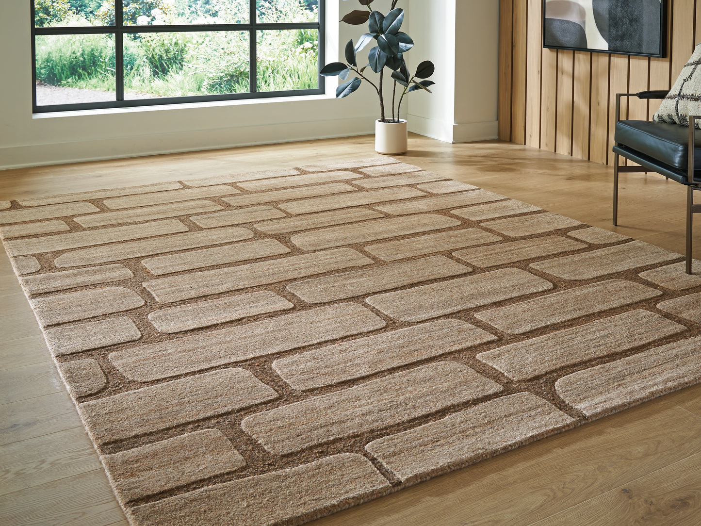 Cassel Furniture Outlet - Ashley Furniture - Orest Rug - Large Rug / Brown - R407981