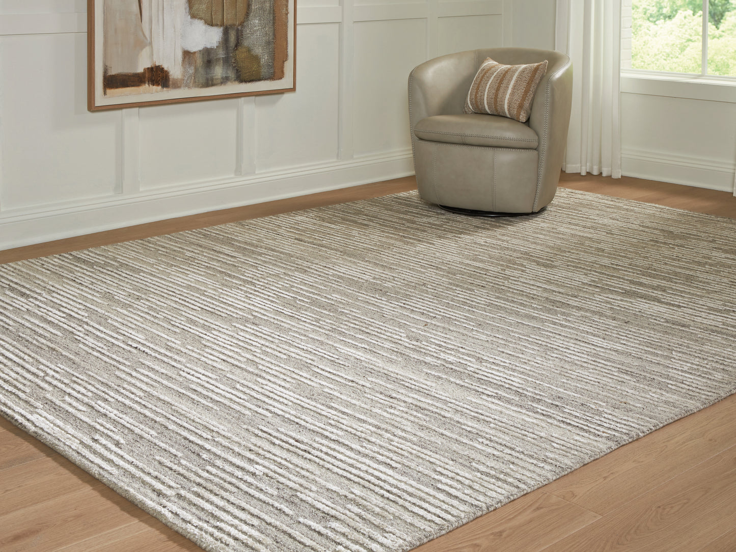 Cassel Furniture Outlet - Ashley Furniture - Eljory Rug - Extra Large Rug / Gray - R408200