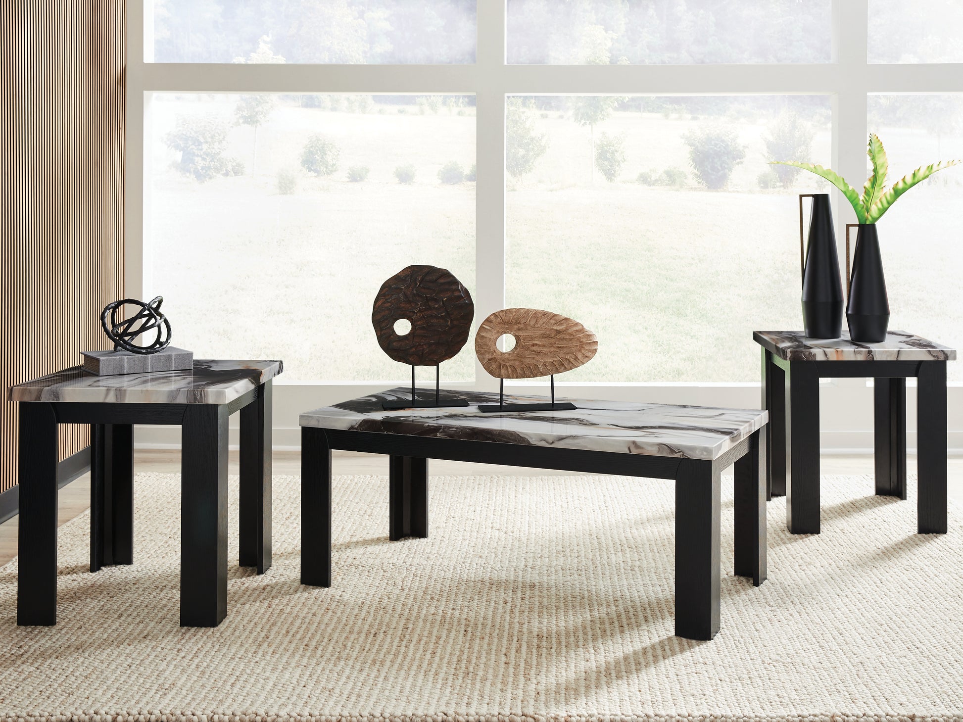 Cassel Furniture Outlet - Ashley Furniture - Jazmore Table (Set of 3) - Occasional Table Set (3/CN) / Dark Brown - T255-13