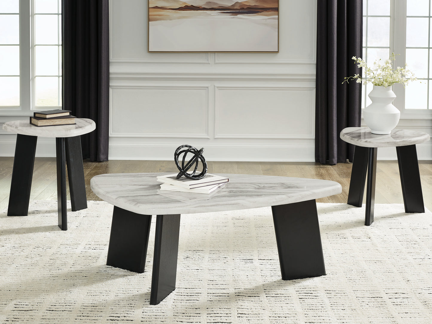Cassel Furniture Outlet - Ashley Furniture - Lilyberg Table (Set of 3) - Occasional Table Set (3/CN) - T389-13