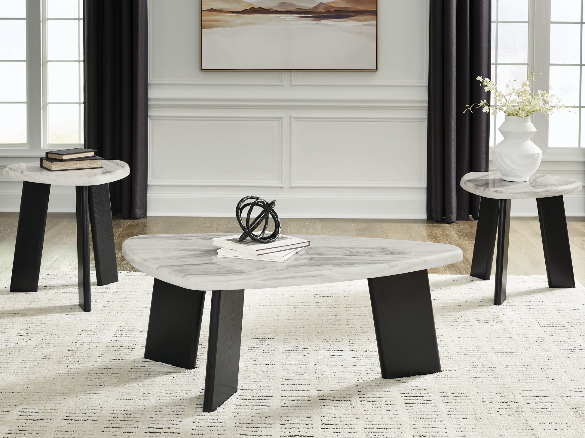 Cassel Furniture Outlet - Ashley Furniture - Lilyberg Table (Set of 3) - Occasional Table Set (3/CN) - T389-13