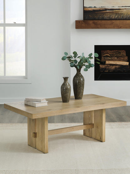 Cassel Furniture Outlet - Ashley Furniture - Crendlin Coffee Table - Rectangular Cocktail Table - T537-1