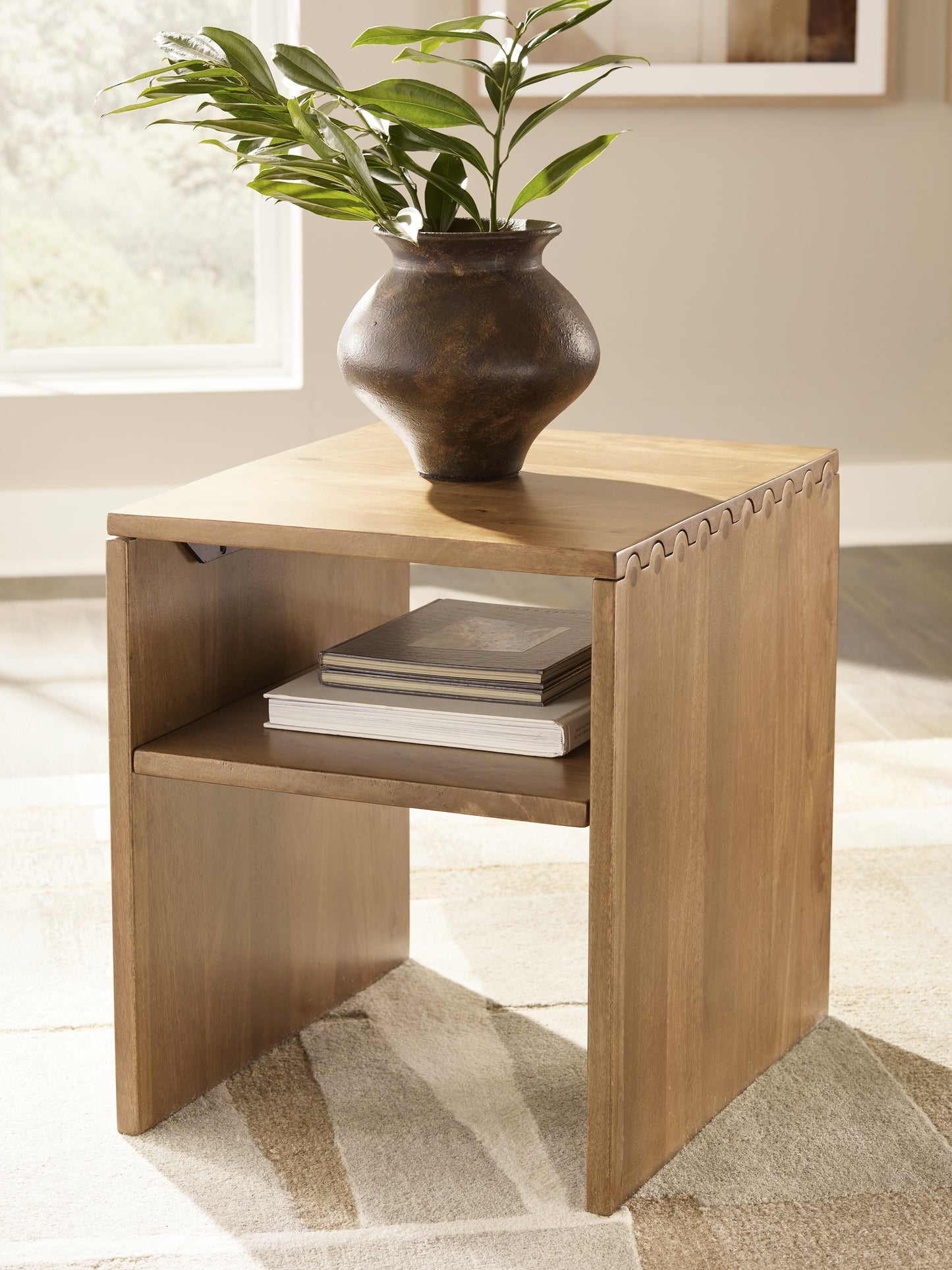 Cassel Furniture Outlet - Ashley Furniture - Ella Grove End Table - Rectangular End Table - T639-3